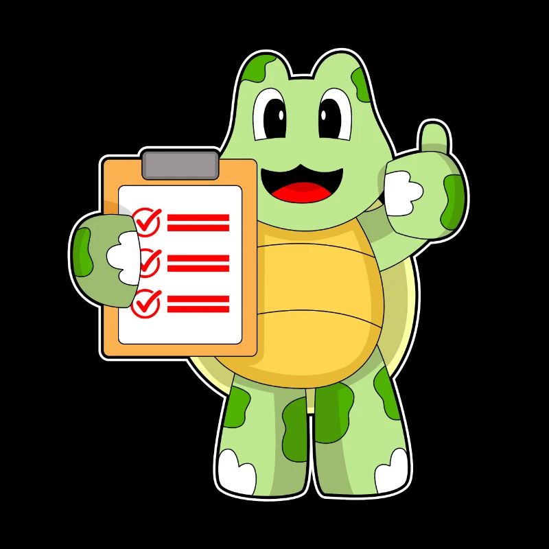 Turtle Secretary Sticky Notes
