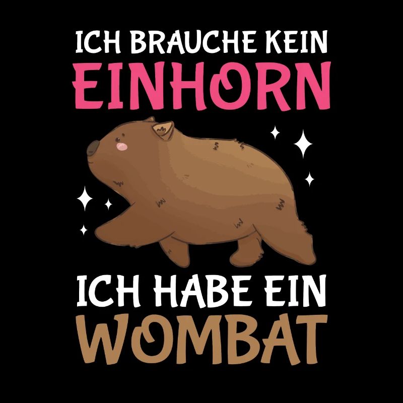 Ich habe ein Wombat Australien Beuteltier