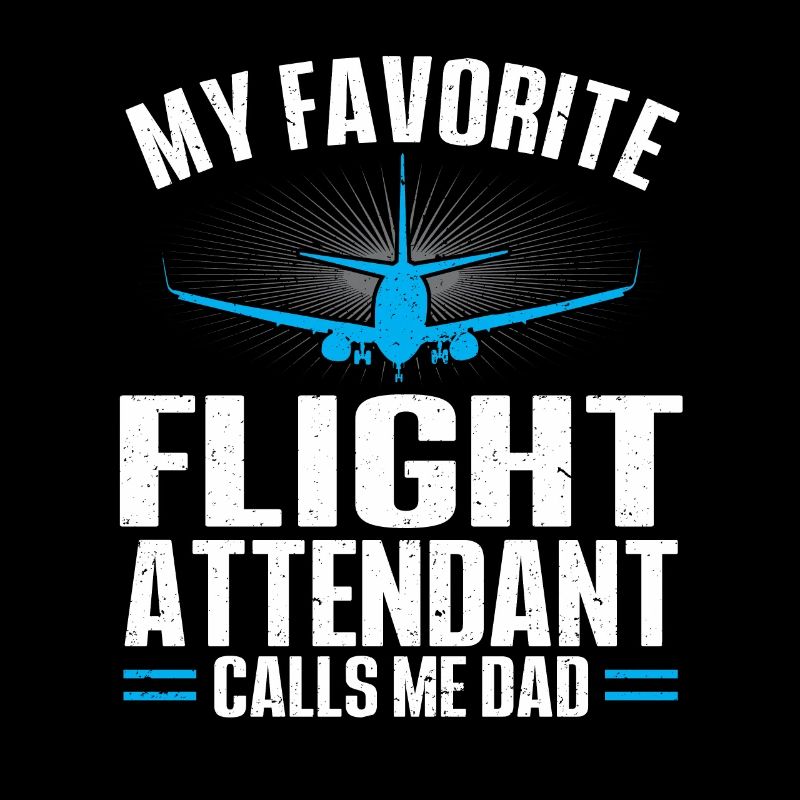 Flight Attendant Papa Stewardess Flight Attendant