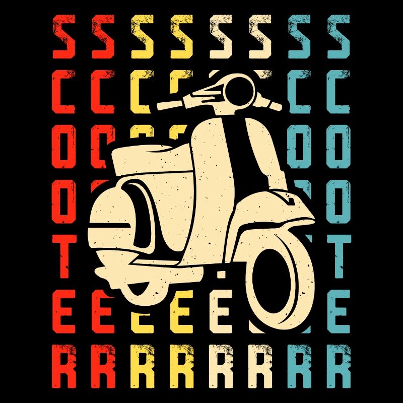 Roller Rollerfahrer Motorroller