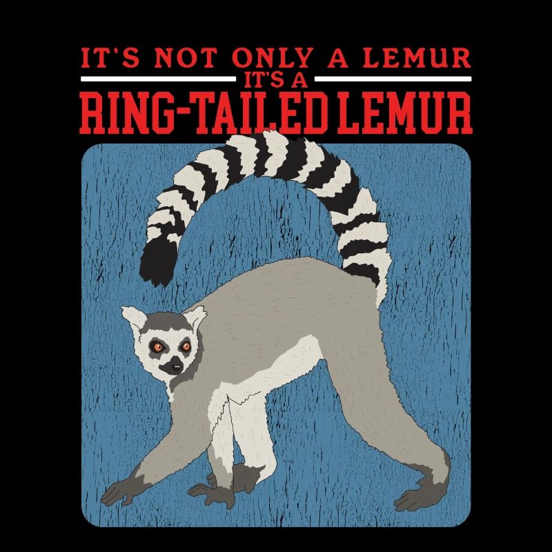 Lemur Katta Lemuren Ringelschwanz Lemure Geschenk