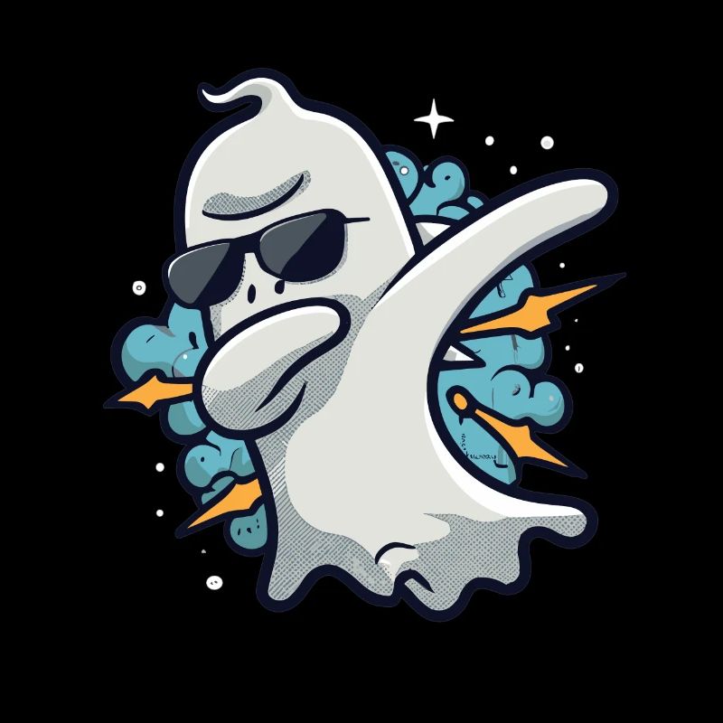 Ghost Dabbing Halloween Dabbing Dab Ghost