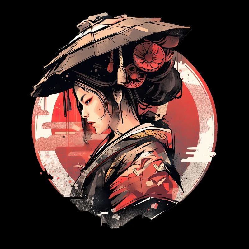 Asien 80er Japanischer Retro Samurais Samurai