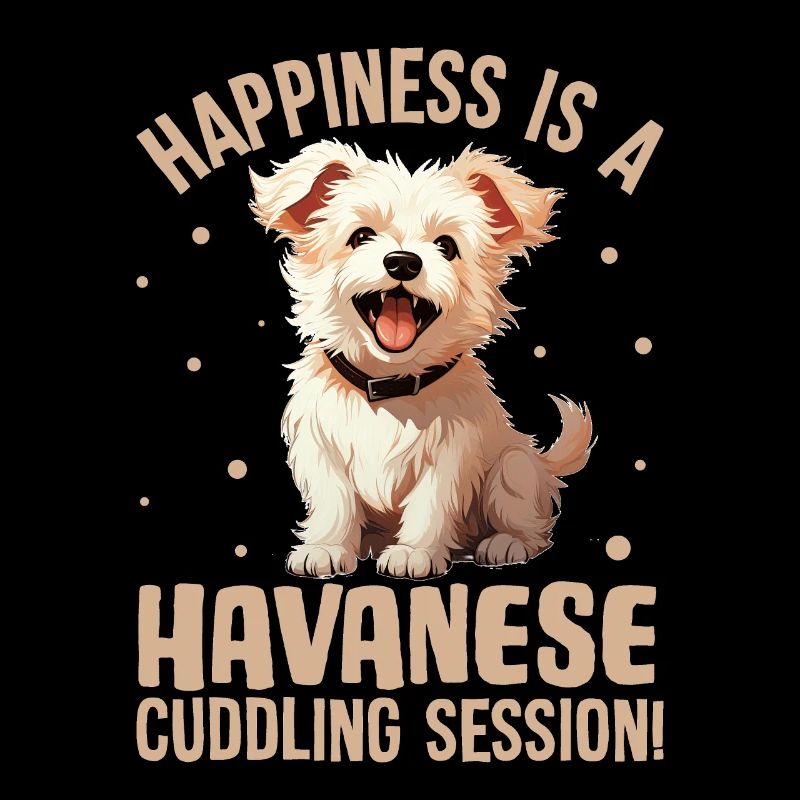 Happiness is a Havanese cuddling Session