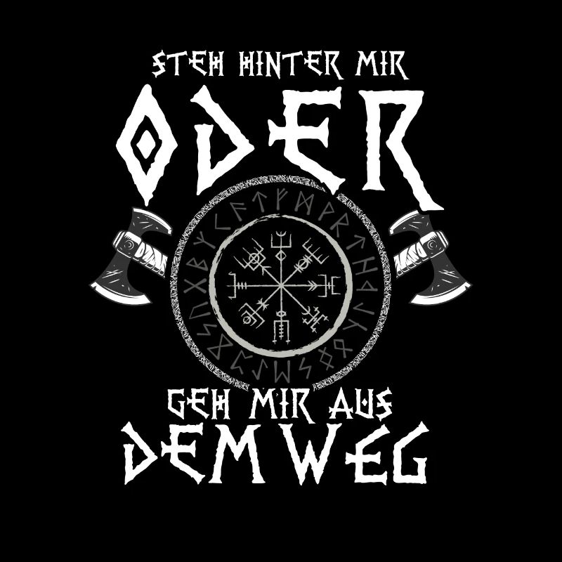 Steh Hinter Mir Odin Wikinger