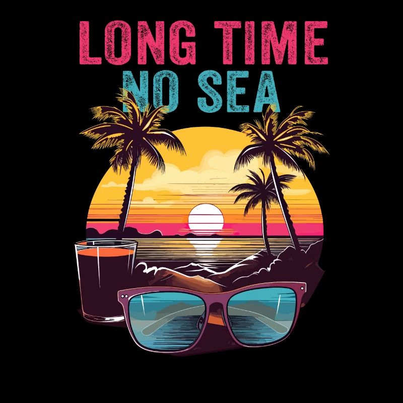 Vacances d’été à la mer Longtemps pas de mer