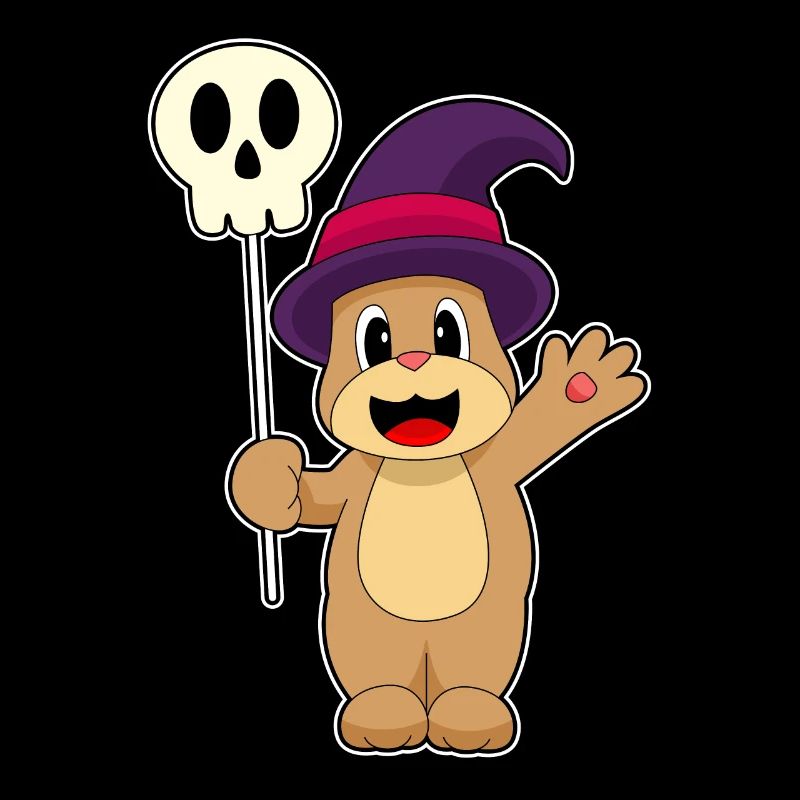 Bär Halloween Hexe Geist