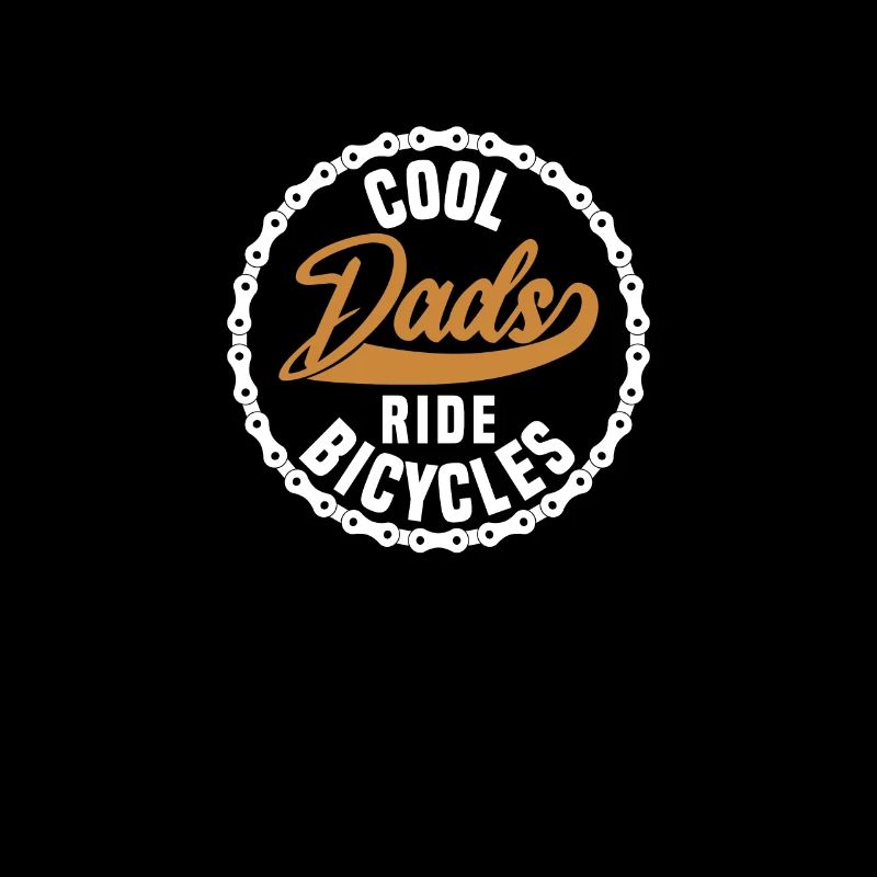 Cool dads ride bicycles