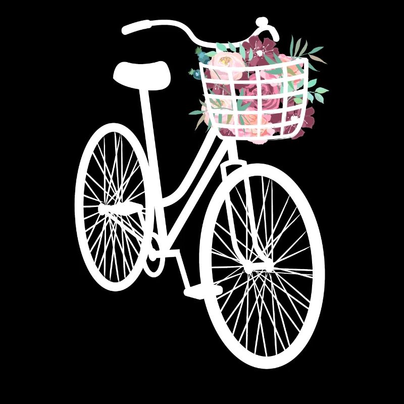 Vélo orné de fleurs