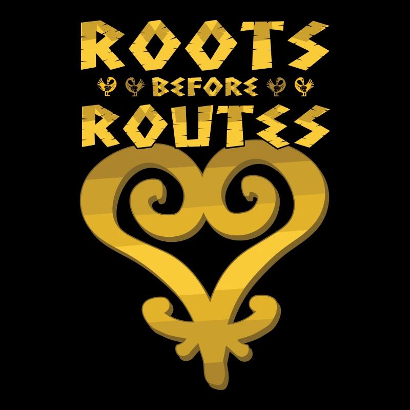 "Roots Before Routes" Sankofa Icon