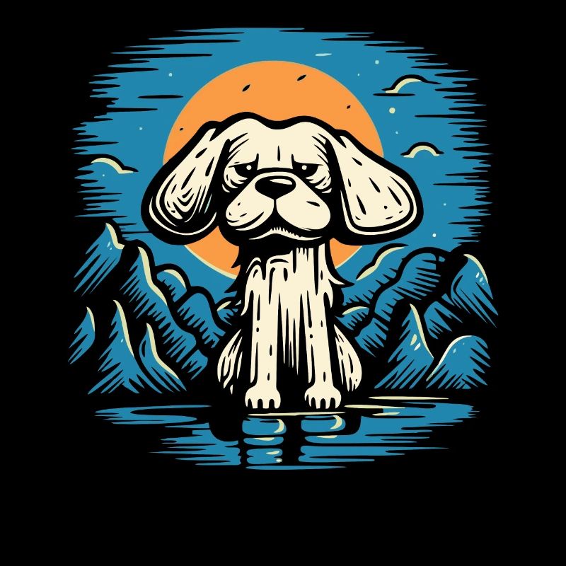 Petit chien triste