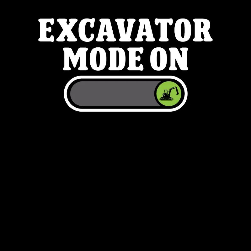 Excavator Driver Excavator Mode On Excavator Operator Excavator