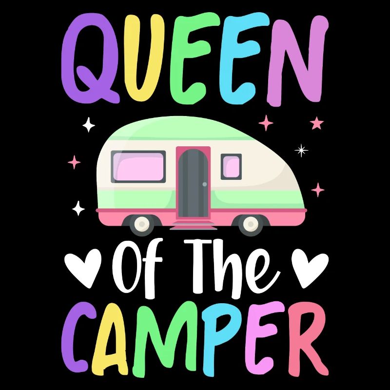 Weibliche Camper Wohnmobil Camping