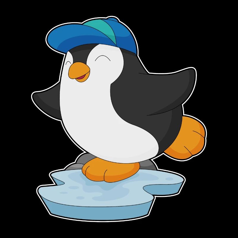 Pinguin Schüler Cap Schule