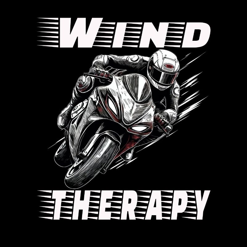 Wind Therapy Motorradfahren Motorrad Biker