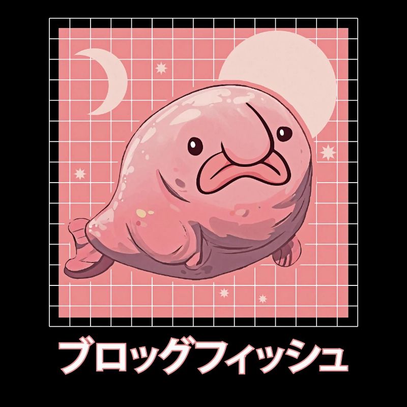 Kawaii Pastel Goth Blobfish