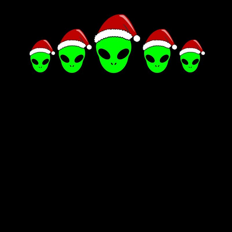 Alien Noël vert bonnet drôle cadeau