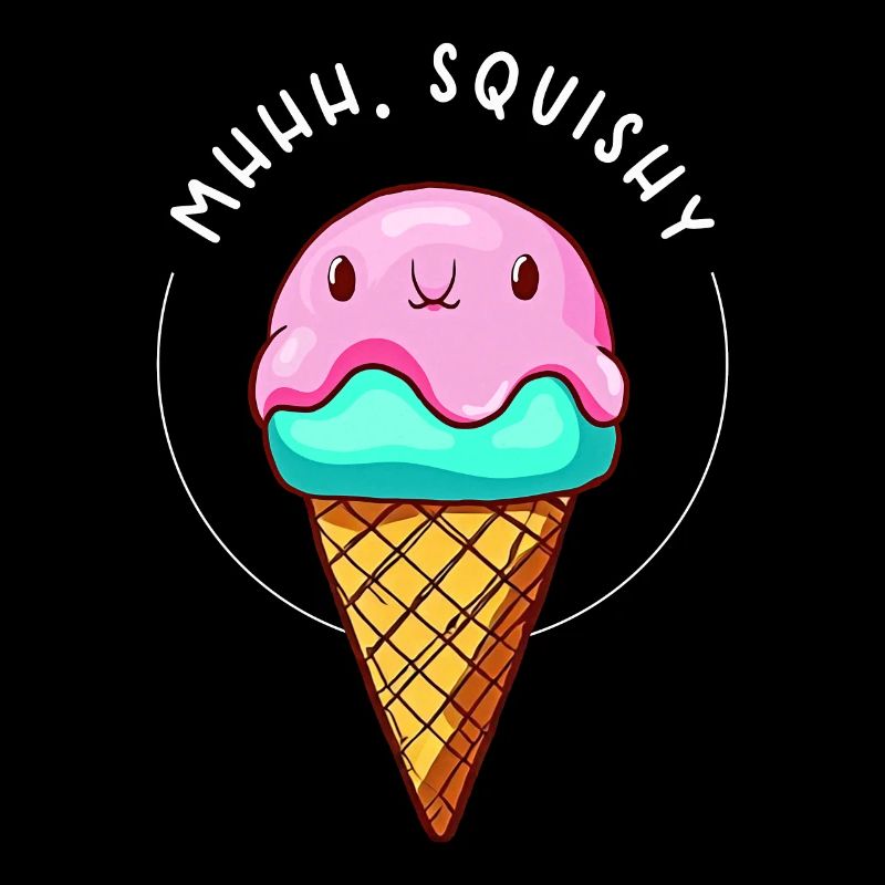 Kawaii Blobfish Ice Squishy Crème glacée