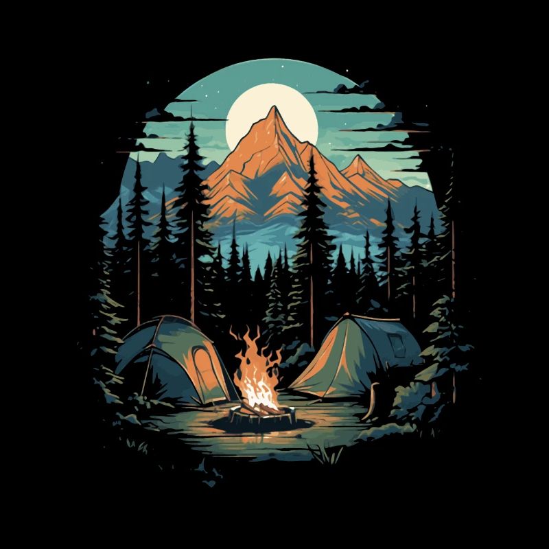 Aventure de trekking dans la nature de la forêt