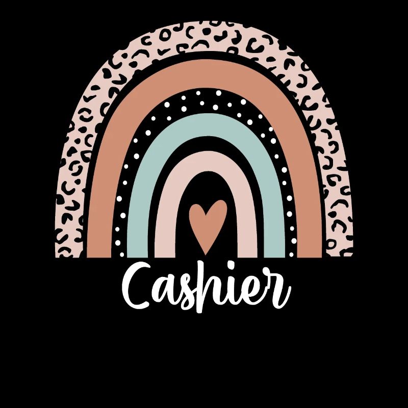 Caissier Rainbow Leopard Appréciation drôle de caissier