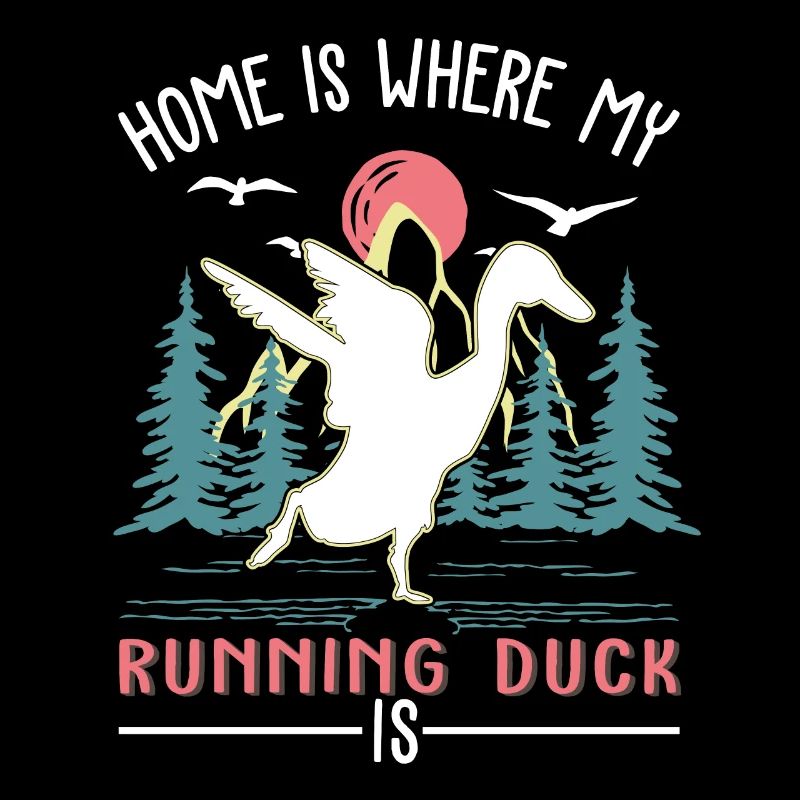 La maison, c’est là que se trouvent mes canards coureurs