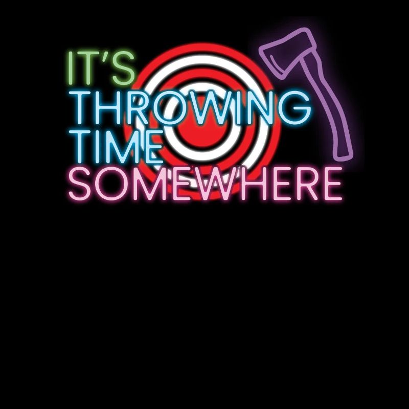 It throws time at a funny axe that is attached to a