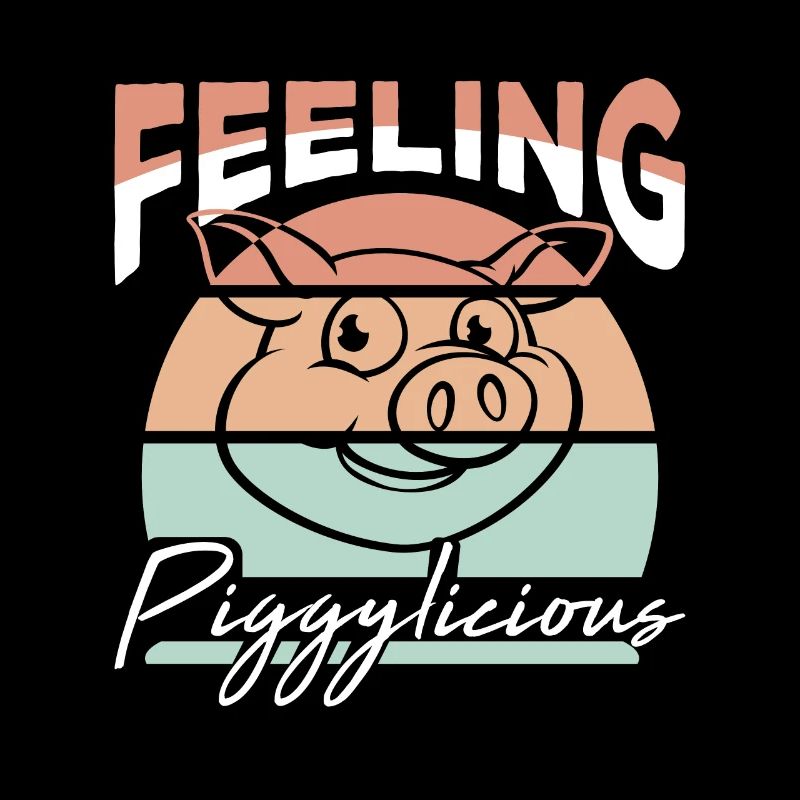 Feeling piggylicious lustiger Bauer