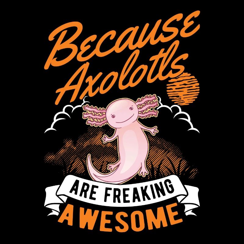 Axolotl Geschenk Schwanzlurch