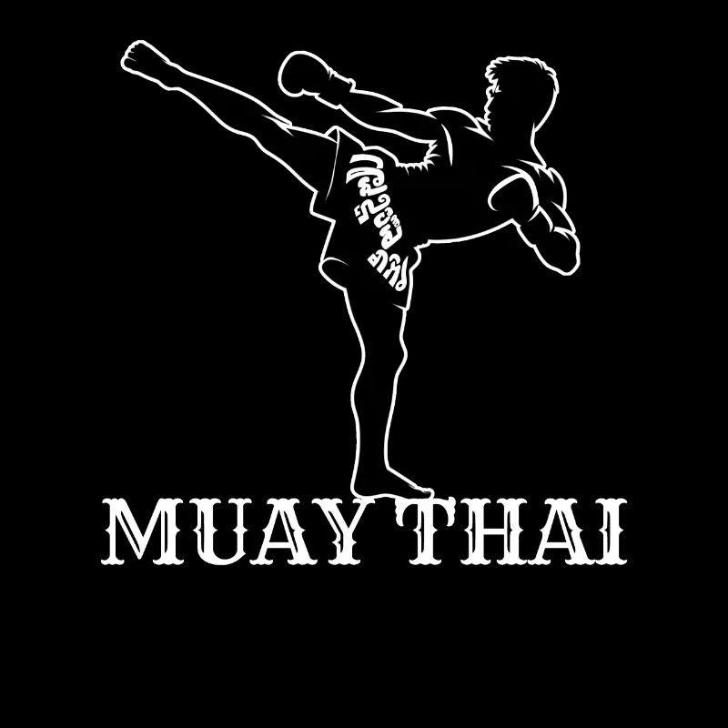 Conception de combattant Muay Thai
