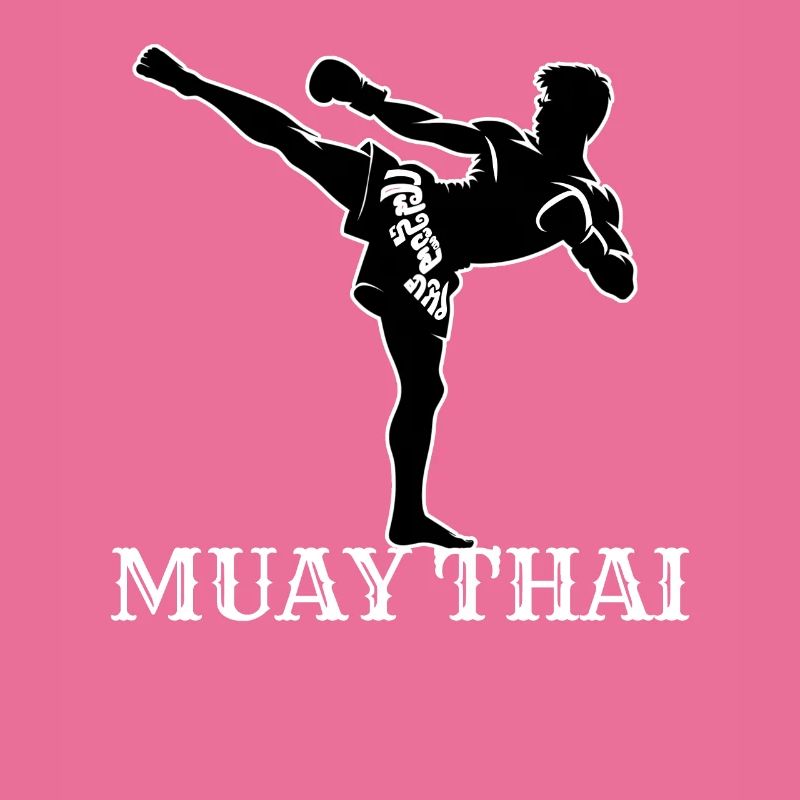 Conception de combattant Muay Thai