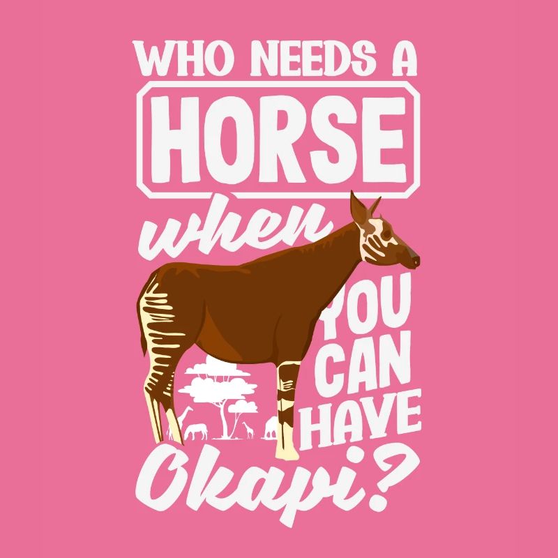 Funny zookeeper okapi lover