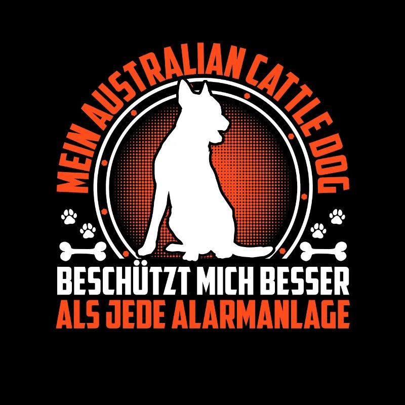 Un bouvier australien me protège