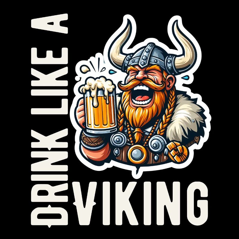 Bier Wikinger Krieger Prost Walhalla Odin Nordmann