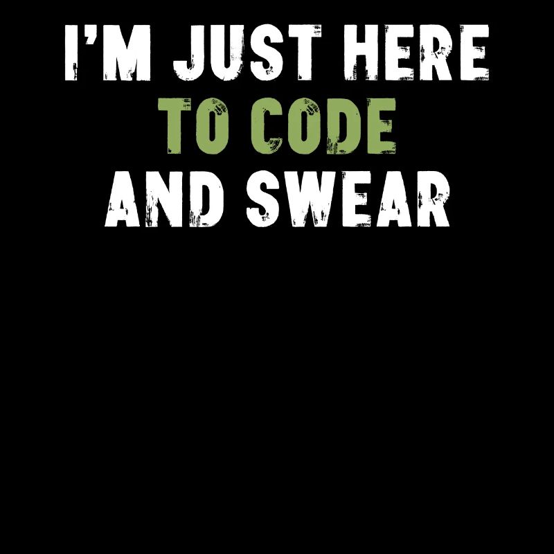 Je suis juste là pour coder et jurer en informatique