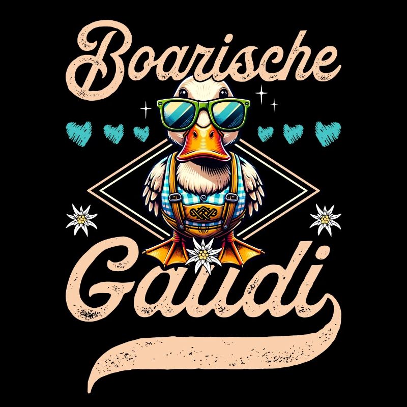 Boarische Gaudí Dirndl Replacement & Duck Trachtenshirt