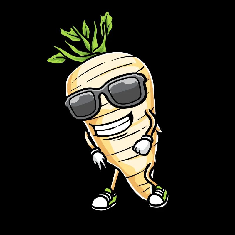 Dancing parsnips with sunglasses Parsnips