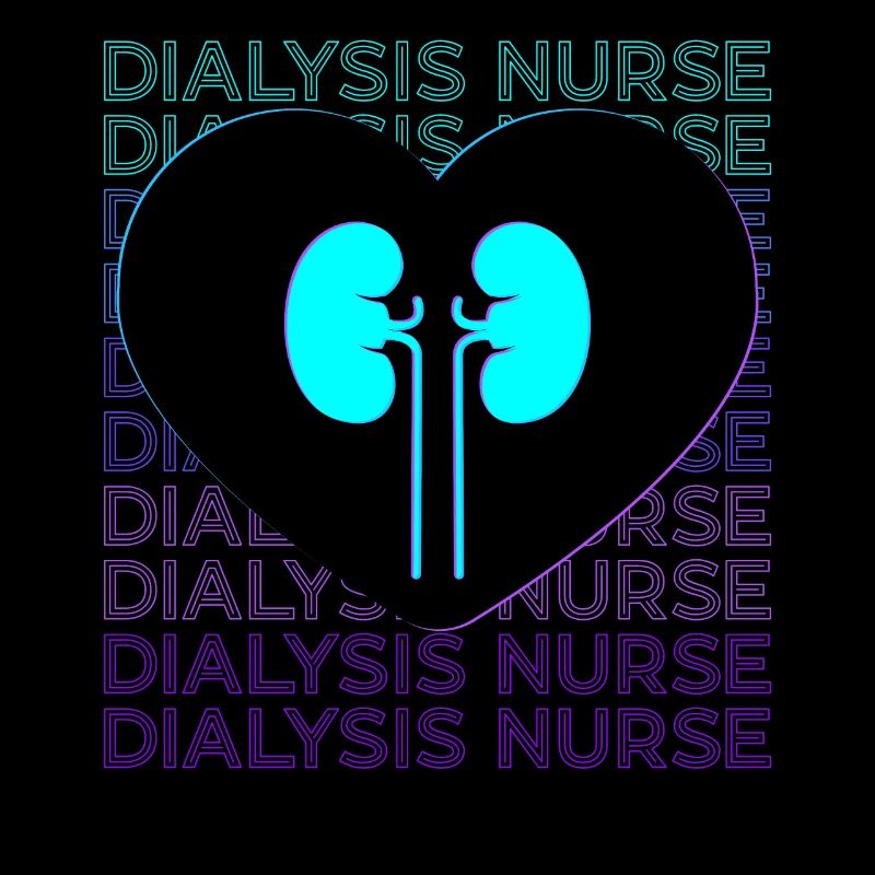 Dialyseschwester Dialyseassistentin Retro