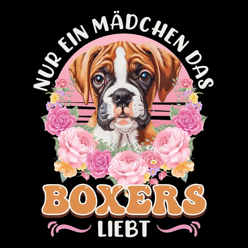 Boxer Hund NUR EIN MÄDCHEN DAS BOXERS LIEBT