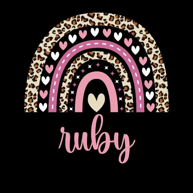 Ruby Regenbogen Name Geburtstag Ruby