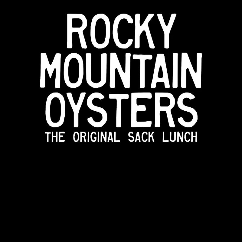 Rocky Mountain Oysters Das Original Sack Lunch