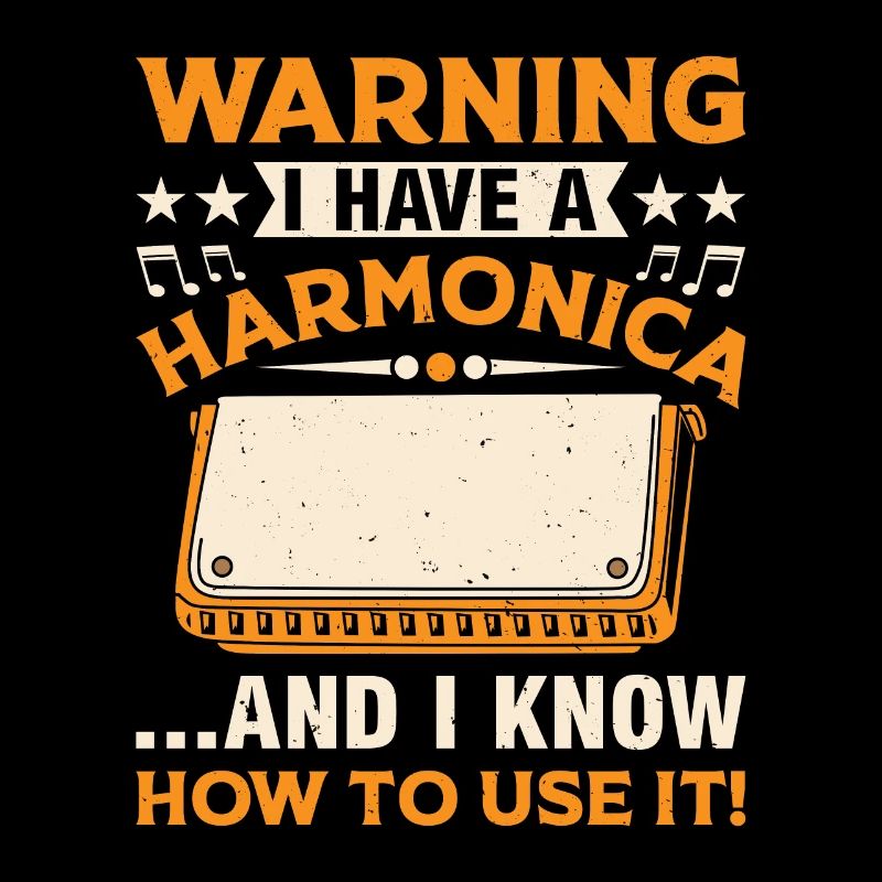 Harmonica Player Funny Harmonica Player