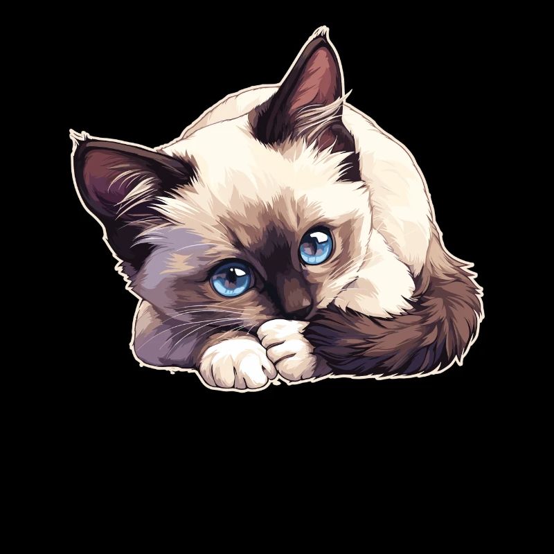 Chaton raquette Chat raquette