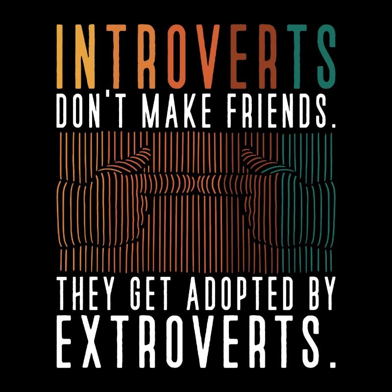 Introverts Don't Make Friends Introverted