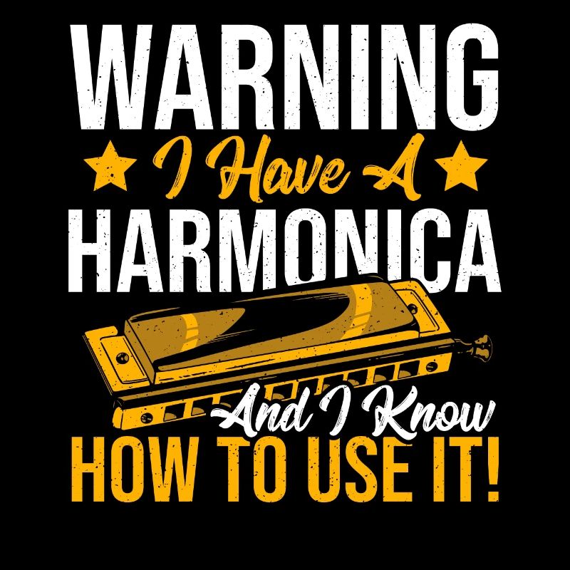 Playing Harmonica Gift