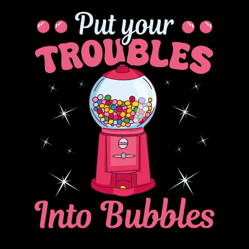 Troubles dans les bulles Chewing-gum Nostalgie