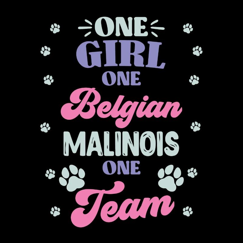 Malinois EIN MÄDCHEN EIN BELGISCHER SCHÄFERHUND