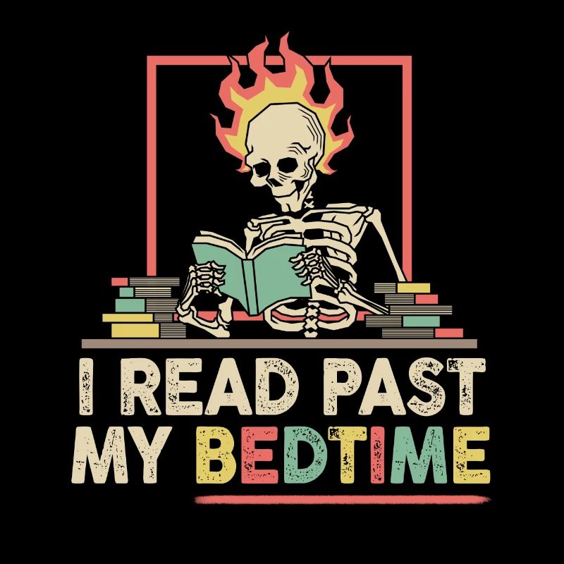 Je lis skeleton après le coucher