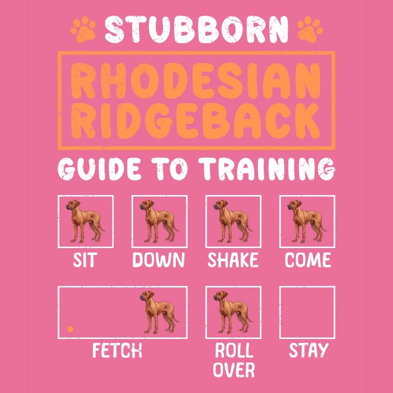 GUIDE D’ENTRAÎNEMENT RHODESIAN RIDGEBACK Fun