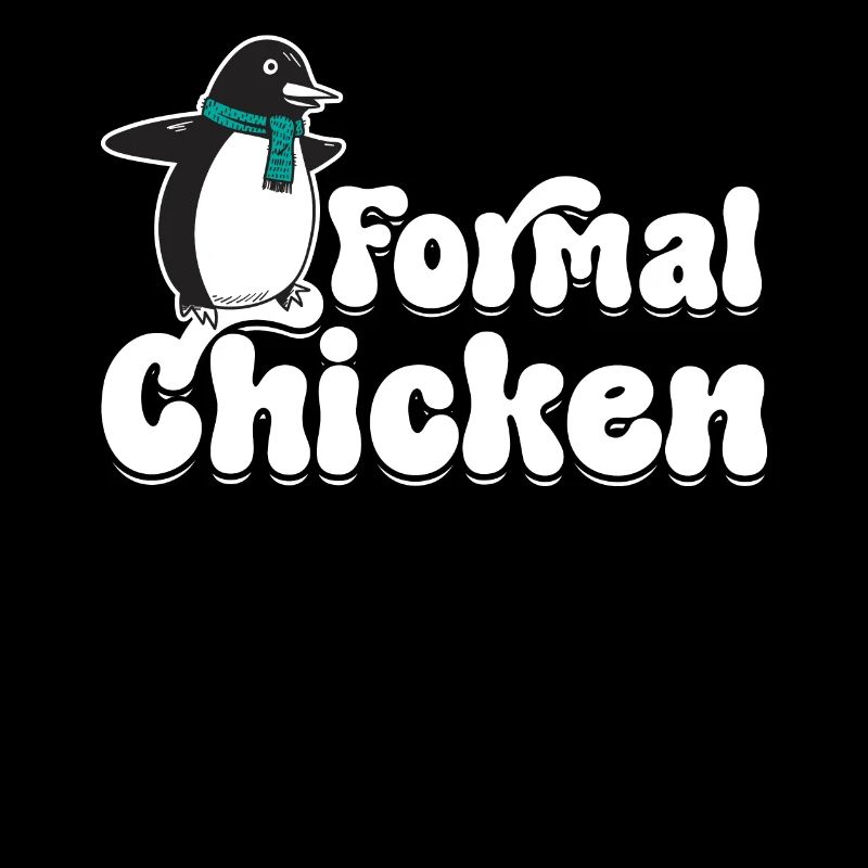 Drôle Meme Penguin Lover Poulet formel Illust