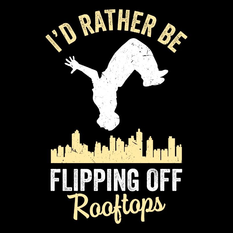 Witziger Parkour Spruch